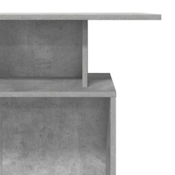 Berkfield Home Reception Desk Concrete Grey 100x40x104 cm Engineered Wood - Size: 100 x 40 x 104 cm - thumbnail 8