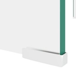 Berkfield Home TV Stand/Monitor Riser Glass Clear 80x30x13 cm - Size: 80 x 30 x 13 cm - thumbnail 5