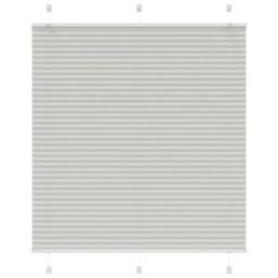 Berkfield Home Pleated Blind Light Grey 115x100 cm Fabric Width 114.4 cm Polyester - thumbnail 2