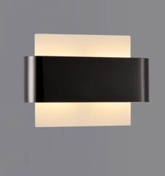 Netlighting Damo Flush Wall Light 2 Light G9 White Base Black Chrome Centre Band - thumbnail 6