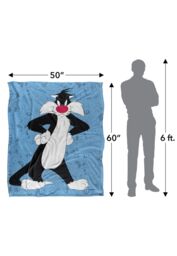 Warner Brothers Looney Tunes Officially Licensed Silky Touch Super Soft Throw Blanket 152 x 127 cm in White - thumbnail 5