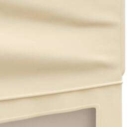 Berkfield Home Folding Party Tent with Sidewalls Cream 3x3 m in Beige - thumbnail 6