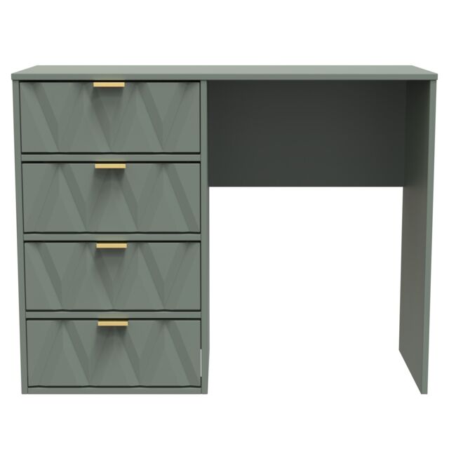 Ready Assembled 2 U Dallas 4 Drawer Vanity (Ready Assembled) in Pale Green - Size: Medium - image 1