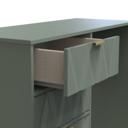 Ready Assembled 2 U Dallas 4 Drawer Vanity (Ready Assembled) in Pale Green - Size: Medium - thumbnail 5