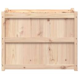 Berkfield Home Beautiful Garden Planter 90x50x70 cm Solid Wood Pine in Light Tan - Size: 90 x 50 x 70 cm - thumbnail 5