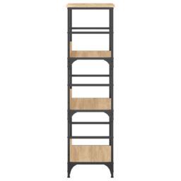 Berkfield Home Bookshelf Sonoma Oak 50x33x117.5 cm Engineered Wood in Brown - thumbnail 5