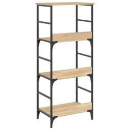 Berkfield Home Bookshelf Sonoma Oak 50x33x117.5 cm Engineered Wood in Brown - thumbnail 6