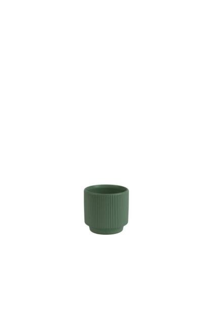 KDMD Matt Sage Hortus Tokyo Pot 13x12cm 3 Pack in Green - Size: 13x12 cm - image 1