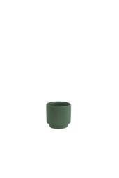 KDMD Matt Sage Hortus Tokyo Pot 13x12cm 3 Pack in Green - Size: 13x12 cm