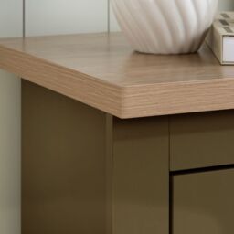 Birlea Chest of Drawers Olive Green Highgate 4 Drawer & Oak - thumbnail 3