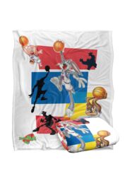 Warner Brothers Space Jam Silky Touch Super Soft Throw Blanket 152x127cm in White - Size: 152x127 cm - thumbnail 2