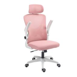 FLAVORA Pink Ergonomic Office Chair High Back - Size: 0.6m2 - thumbnail 3