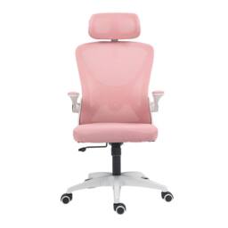 FLAVORA Pink Ergonomic Office Chair High Back - Size: 0.6m2 - thumbnail 2