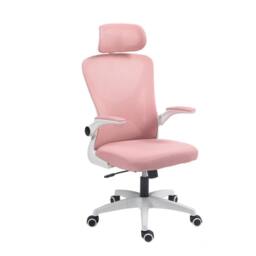 FLAVORA Pink Ergonomic Office Chair High Back - Size: 0.6m2 - thumbnail 1