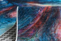 RugsX Anti-Slip Lotus Runner in Blue - Size: 80 cm x 100 cm - thumbnail 5