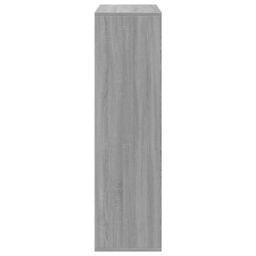 Berkfield Home Room Divider Bookcase Grey Sonoma 69.5x29x103.5 cm Engineered Wood - thumbnail 6