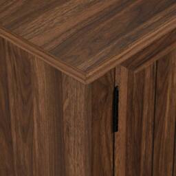 "Centurion Supports RANCH Walnut 6-Shelf Storage Unit up to 65"" Flat Screen TV Cabinet" - thumbnail 4