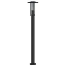 Berkfield Home Outdoor Floor Lamps 3pcs Black 100 cm Stainless Steel - thumbnail 4