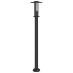 Berkfield Home Outdoor Floor Lamps 3pcs Black 100 cm Stainless Steel - thumbnail 6