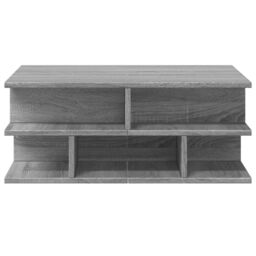 Berkfield Home Coffee Table Grey Sonoma 70x70x29 cm Engineered Wood - Size: 70 x 70 x 29 cm - thumbnail 5