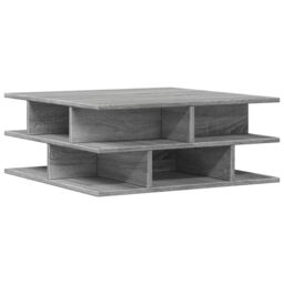 Berkfield Home Coffee Table Grey Sonoma 70x70x29 cm Engineered Wood - Size: 70 x 70 x 29 cm - thumbnail 2