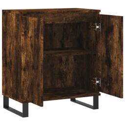 Berkfield Home Sideboard Smoked Oak 60x35x70 cm Engineered Wood in Brown - Size: 60 x 35 x 70 cm - thumbnail 6