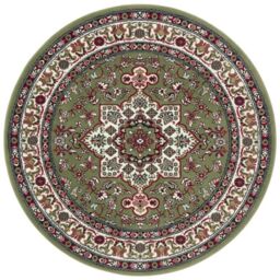 THE RUGS Design Oriental Parun Tabriz Rug - Vintage Polypropylene Carpet in Green - Size: 80 cm x 250 cm - thumbnail 6