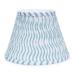ValueLights Riza Tapered Fabric Pleated Easy Fit Large Lamp Shade in Green - thumbnail 4