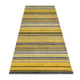 The Rug Shop UK Yellow Handmade Modern Easy to clean Striped Area Rug - Size: 160 cm x 230 cm - thumbnail 5