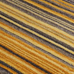 The Rug Shop UK Yellow Handmade Modern Easy to clean Striped Area Rug - Size: 160 cm x 230 cm - thumbnail 2