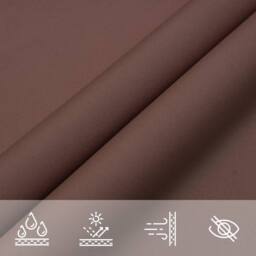 Berkfield Home Sunshade Sail Oxford Fabric Triangular 5x5x6 m Brown - thumbnail 7