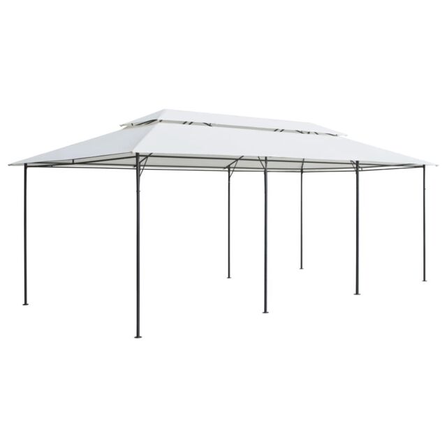 Berkfield Home Gazebo 600x298x270 cm White 180g/m ² - Size: 600 x 298 x 270 cm - image 1