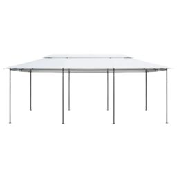 Berkfield Home Gazebo 600x298x270 cm White 180g/m ² - Size: 600 x 298 x 270 cm - thumbnail 3