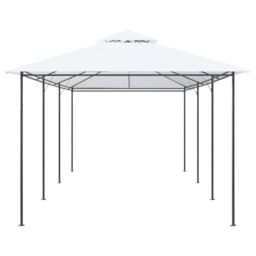 Berkfield Home Gazebo 600x298x270 cm White 180g/m ² - Size: 600 x 298 x 270 cm - thumbnail 2