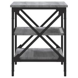 Berkfield Home Side Table Grey Sonoma 40x42x50 cm Engineered Wood - Size: 40 x 42 x 50 cm - thumbnail 6