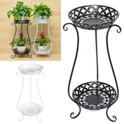 Kelvenix 64cm Tall Metal Flower Plant Pot black - thumbnail 4
