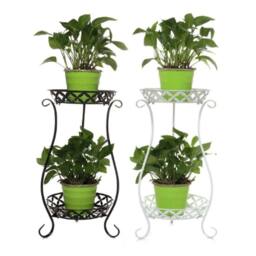 Kelvenix 64cm Tall Metal Flower Plant Pot black - thumbnail 5
