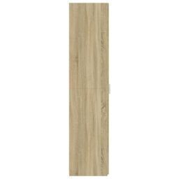 Berkfield Home Highboard Sonoma Oak 30x42.5x185 cm Engineered Wood in Brown - thumbnail 5