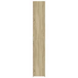 Berkfield Home Highboard Sonoma Oak 30x42.5x185 cm Engineered Wood in Brown - thumbnail 4