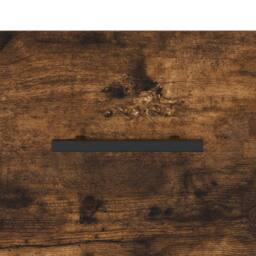 Berkfield Home Wall Cabinet Smoked Oak 100x36.5x35 cm Engineered Wood in Brown - thumbnail 9