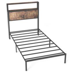 Rolipo 90cm Single Metal Bed Frame with Smart RGB LED & Storage Headboard in Black - Size: Double - thumbnail 6