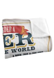 Retrorocket Studio Beer Around The World Silky Touch Super Soft Throw Blanket 152 X 127 cm in White - thumbnail 3
