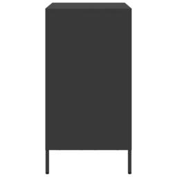 Berkfield Home Sideboard¬†Black 68x39x73.5 cm Cold-rolled Steel in Black - thumbnail 6