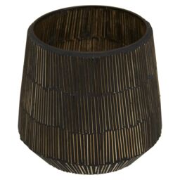 Orsina Gaia Mosaic Small Candle Holder in Gold - thumbnail 2