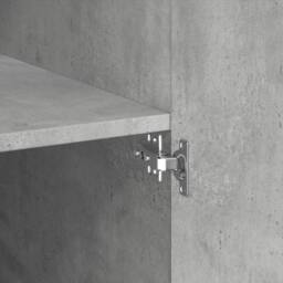 Berkfield Home Storage Cabinet Concrete Grey 70x42.5x225 cm Engineered Wood - thumbnail 9