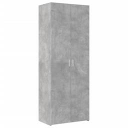 Berkfield Home Storage Cabinet Concrete Grey 70x42.5x225 cm Engineered Wood - thumbnail 6