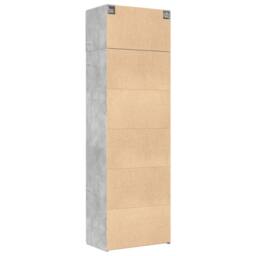 Berkfield Home Storage Cabinet Concrete Grey 70x42.5x225 cm Engineered Wood - thumbnail 8