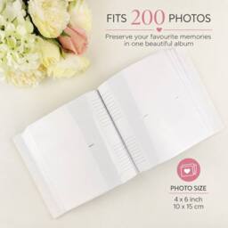Fragranced Humour Personalised Wedding Photo Album - White Leather - thumbnail 2
