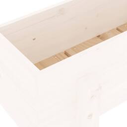 Berkfield Home Garden Raised Bed White 101x30x38 cm Solid Wood Pine - Size: 101 x 30 x 38 cm - thumbnail 7