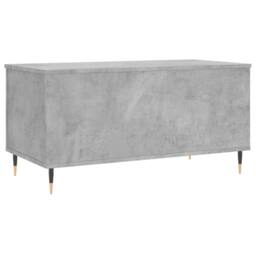 Berkfield Home Modern Coffee Table Concrete Grey 90x44.5x45 cm Engineered Wood - thumbnail 8
